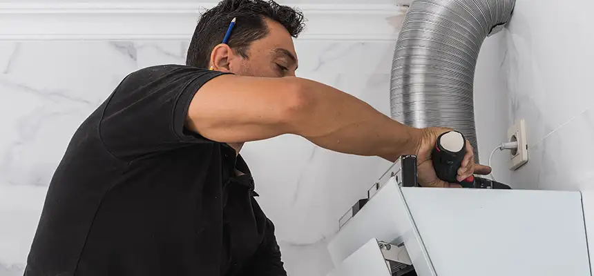 Precision In-wall Dryer Vent Cleaning & Rerouting Corrections in Los Angeles, CA