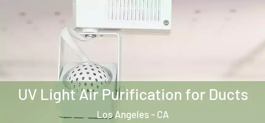  UV Light Air Purification for Ducts Los Angeles - CA